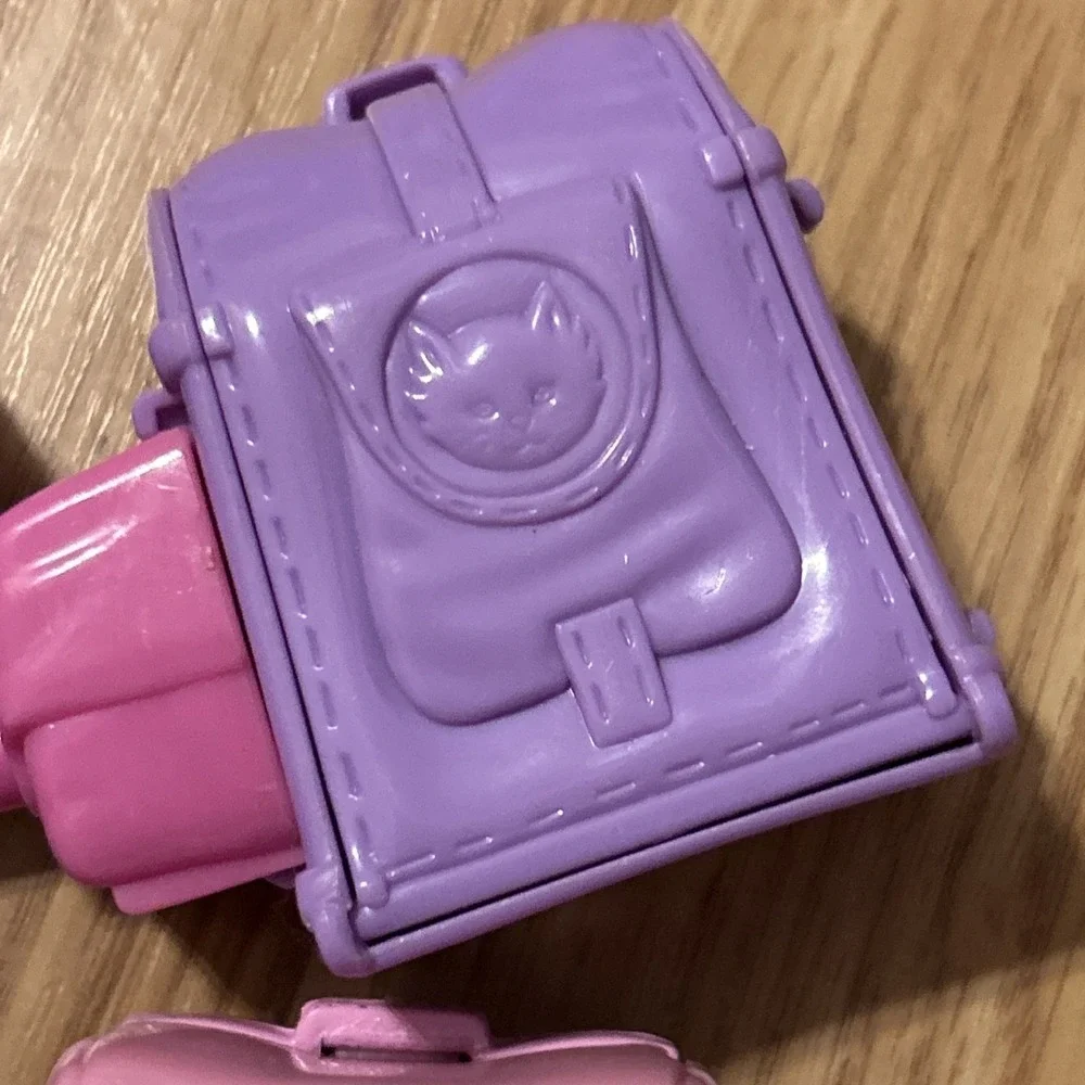 1997 Backpack Club Mini Backpacks Lot – Vintage Doll Accessories – 4 Pieces